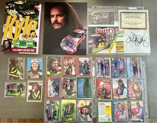 Kyle Petty Autograph Memorabilia Lot - Signed Mello Yello Photo COA