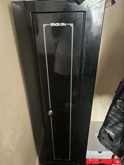 Black Metal Gun Cabinet