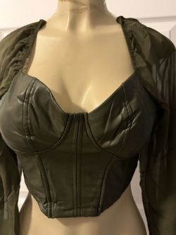 Olive Green Top