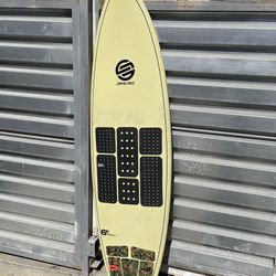Santa Cruz 6’ 6” Epoxy Surfboard pumpkin seed