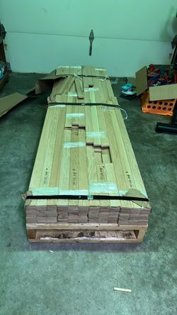 Red oak wood floor