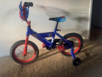 Huffy Kids Spider-man Bike (w/ training wheels)