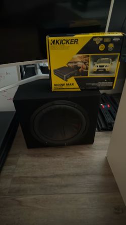Subwoofer and amp