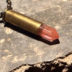 “Roulette” Series : Handmade Gemstone Pendant .38 special (first release)