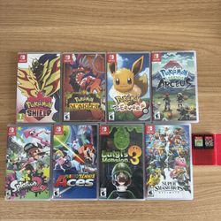 Nintendo Switch Games $30 Each