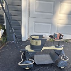 Vintage Taylor Tot Metal and Wood Stroller/ Walker - Circa 1950s - MINT!