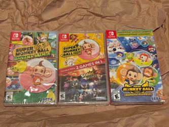 Super Monkey Ball Games for Nintendo Switch (BRAND NEW SEALED)
