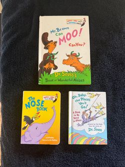 Three Dr Seuss books in good condition