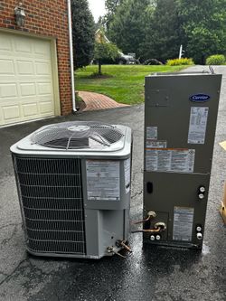 Carrier AC Condenser and Air Handler Unit