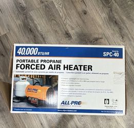 40000 btu portable propane forced air heater