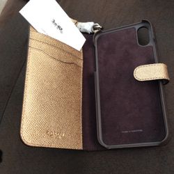 Brand New Coach Wallet iPhone X Plus Case