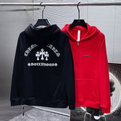 Chrome Hearts Zip-up Sweater