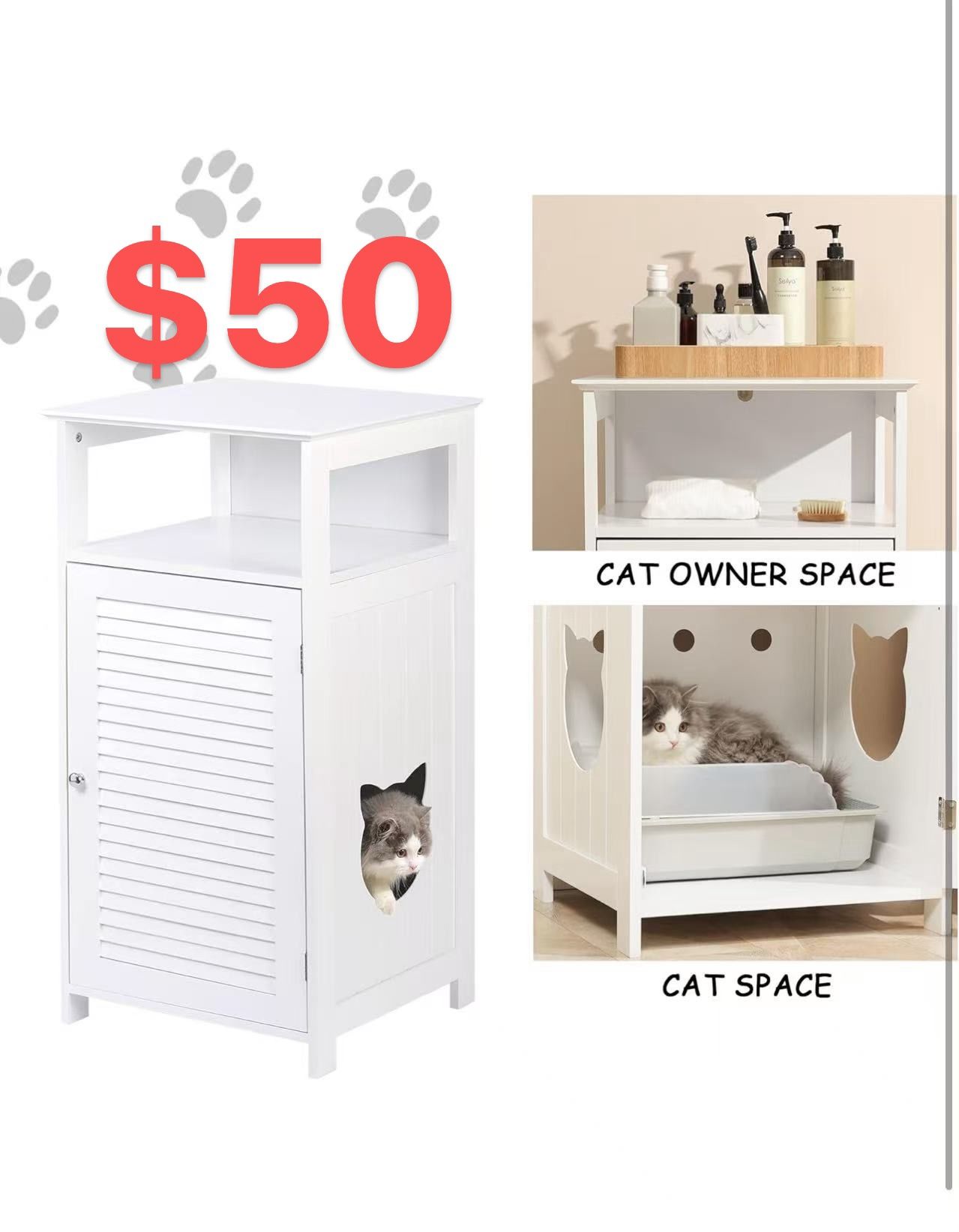 🐈ON SALE🐈Hidden Cat Litter Box