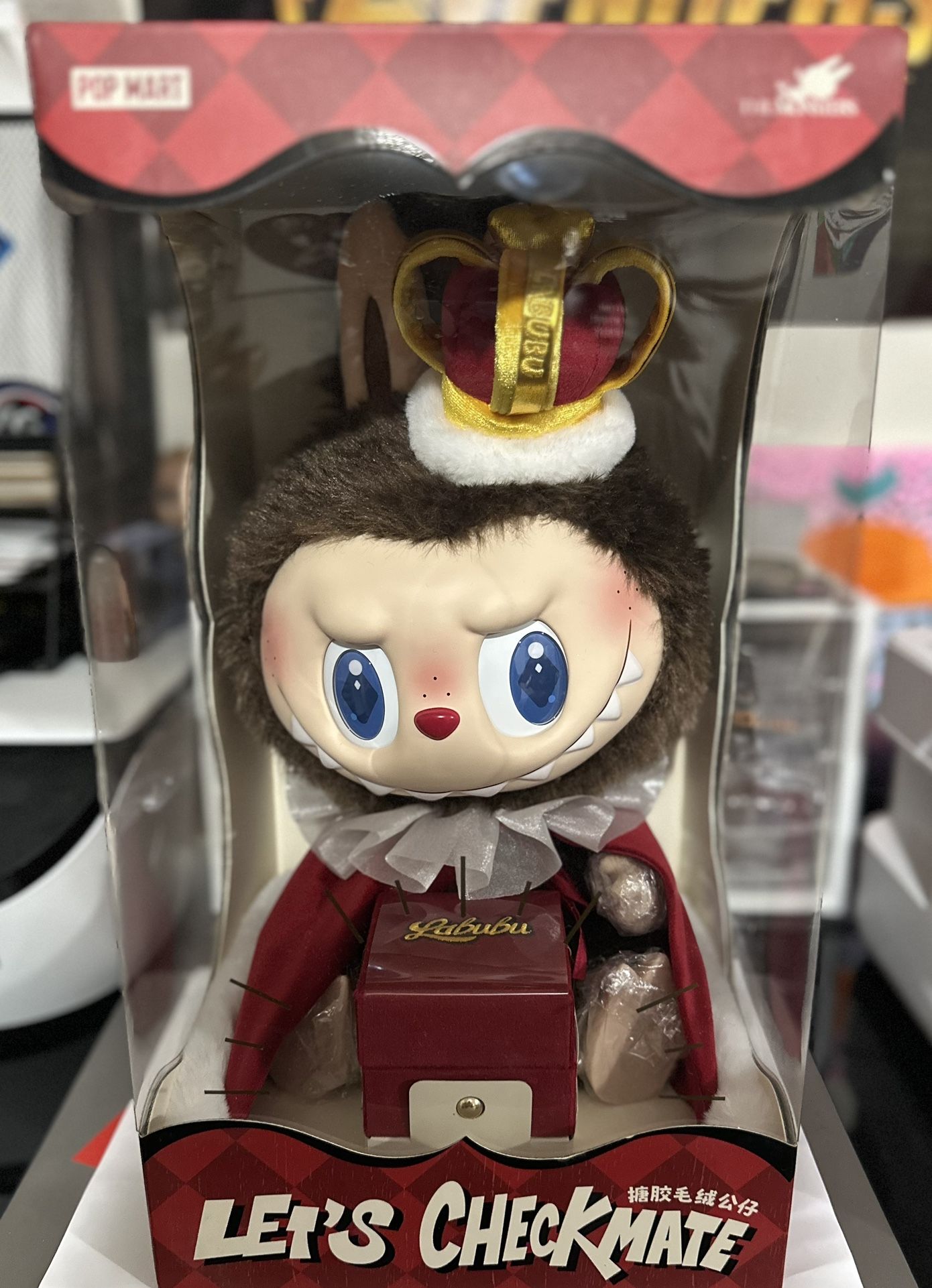 Popmart Labubu King LETS CHECKMATE