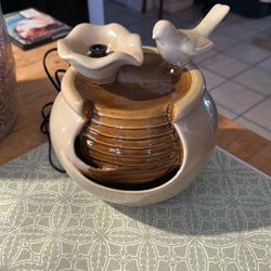 Valerie Parr Hill bird fountain ceramic