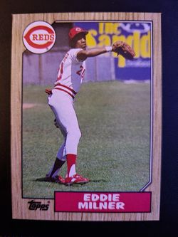 Eddie Milner Topps 1987 #253