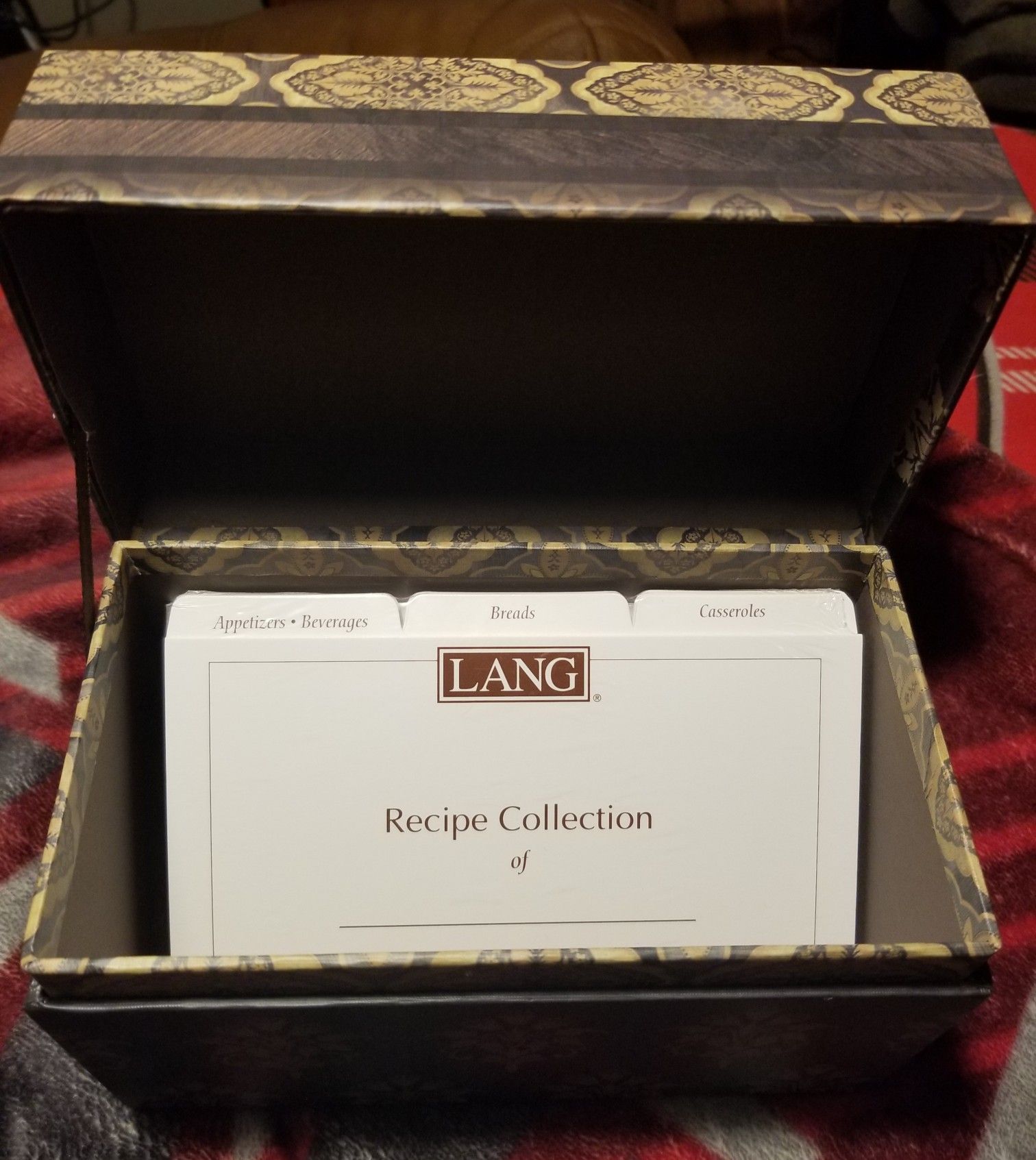 Honey & Grey Recipe Card Box by Lori Siebert