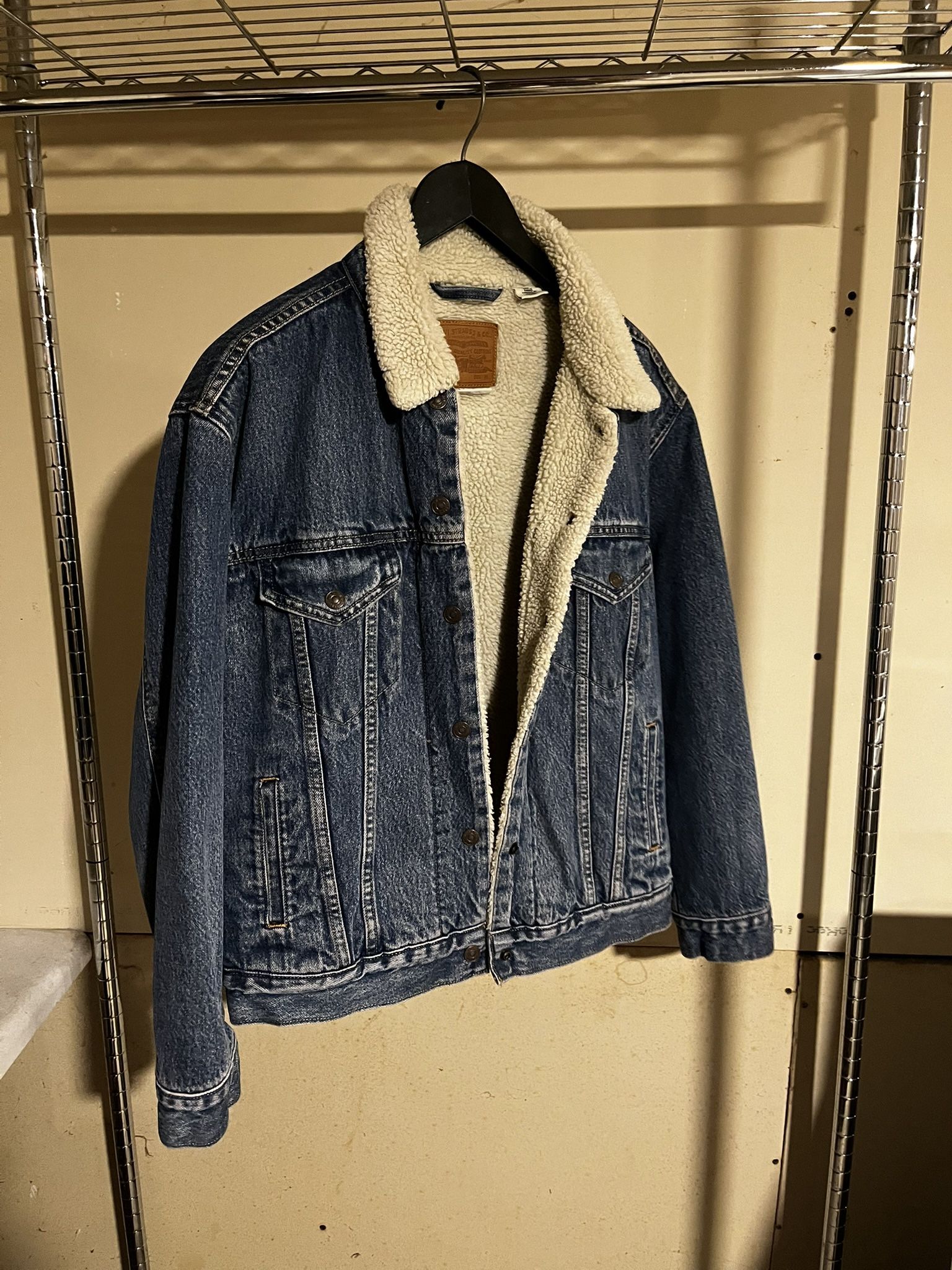 Levi Sherpa Jean Jacket