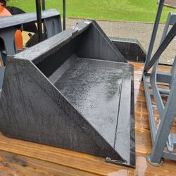 New 60" Skid Steer Clean Up Bucket 