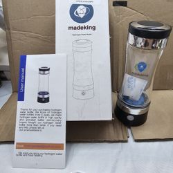 Hydrogen Water Alkaline Glass Bottle with Beautiful LED Indicator