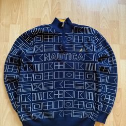 Nautica Fleece Quarter zip Men’s Small