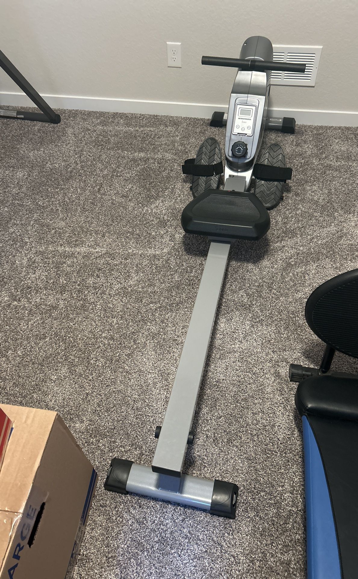Sunny Health & Fitness Flip & Foldable Rowing Machine