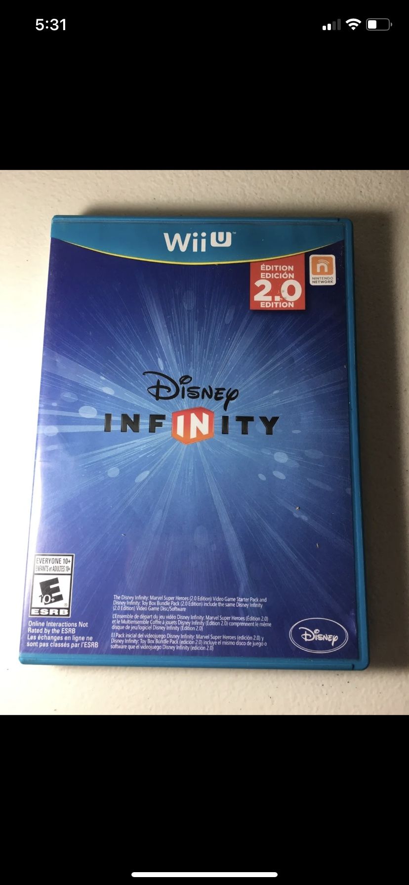 Disney Infinity - 2.0 Edition (Nintendo Wii U, 2014)
