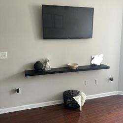 Black Floating LACK Shelf