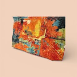 Large colorful 5.5x7.5 Rug 