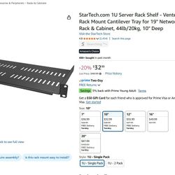 1u Server Rack Tray