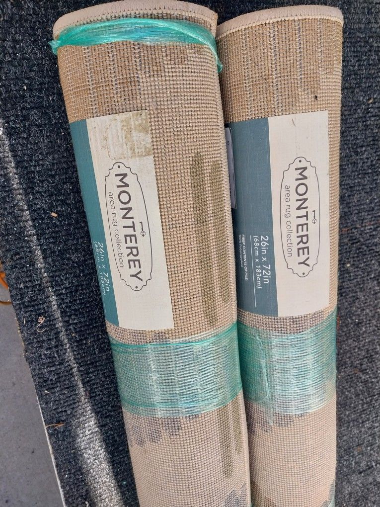 Monterey carpet, 27 inches by 72 inches brand new.
