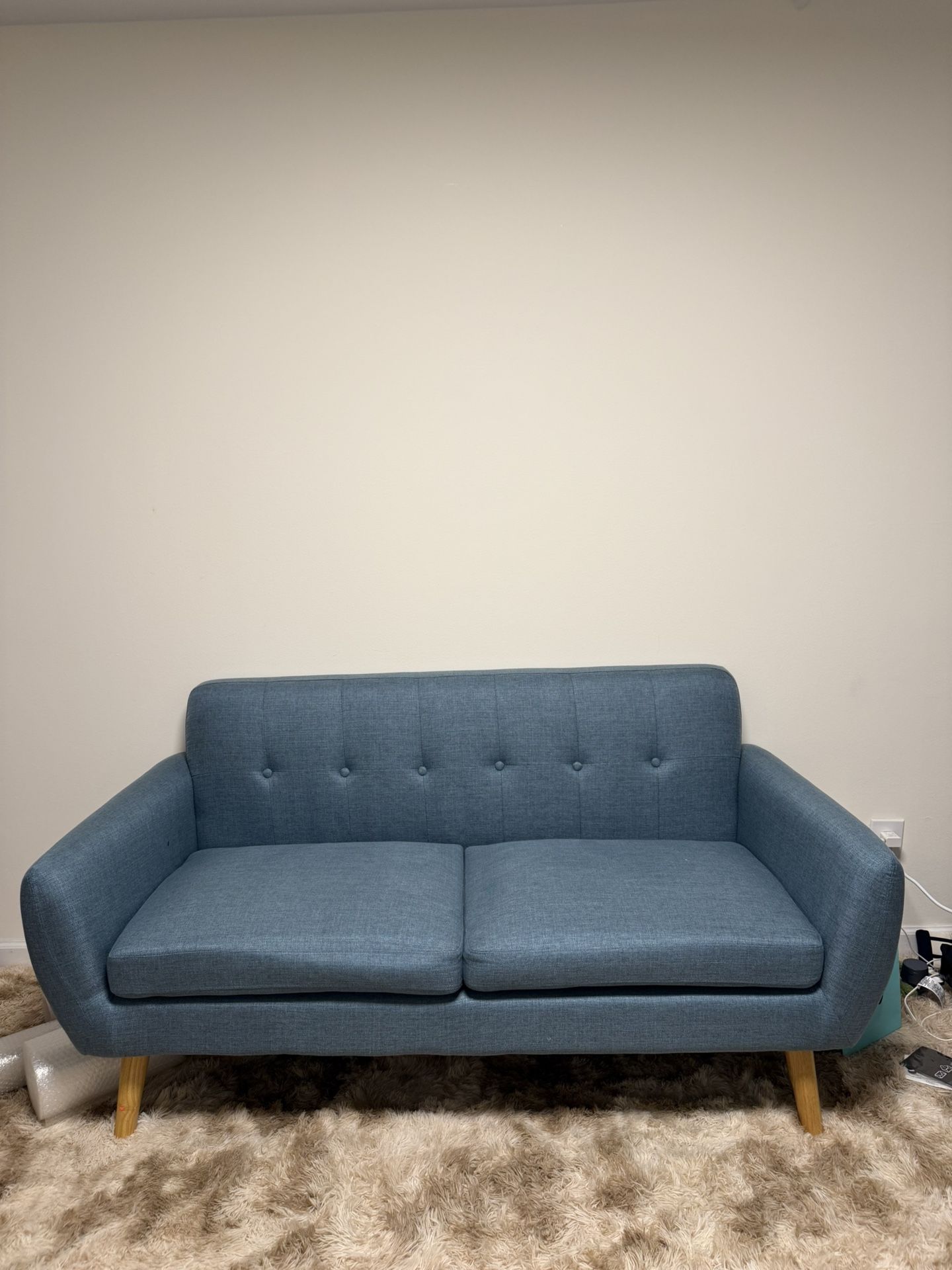 Mirsade 67.25" Flared Arm Loveseat, Modern Sofa, Accent Sofa