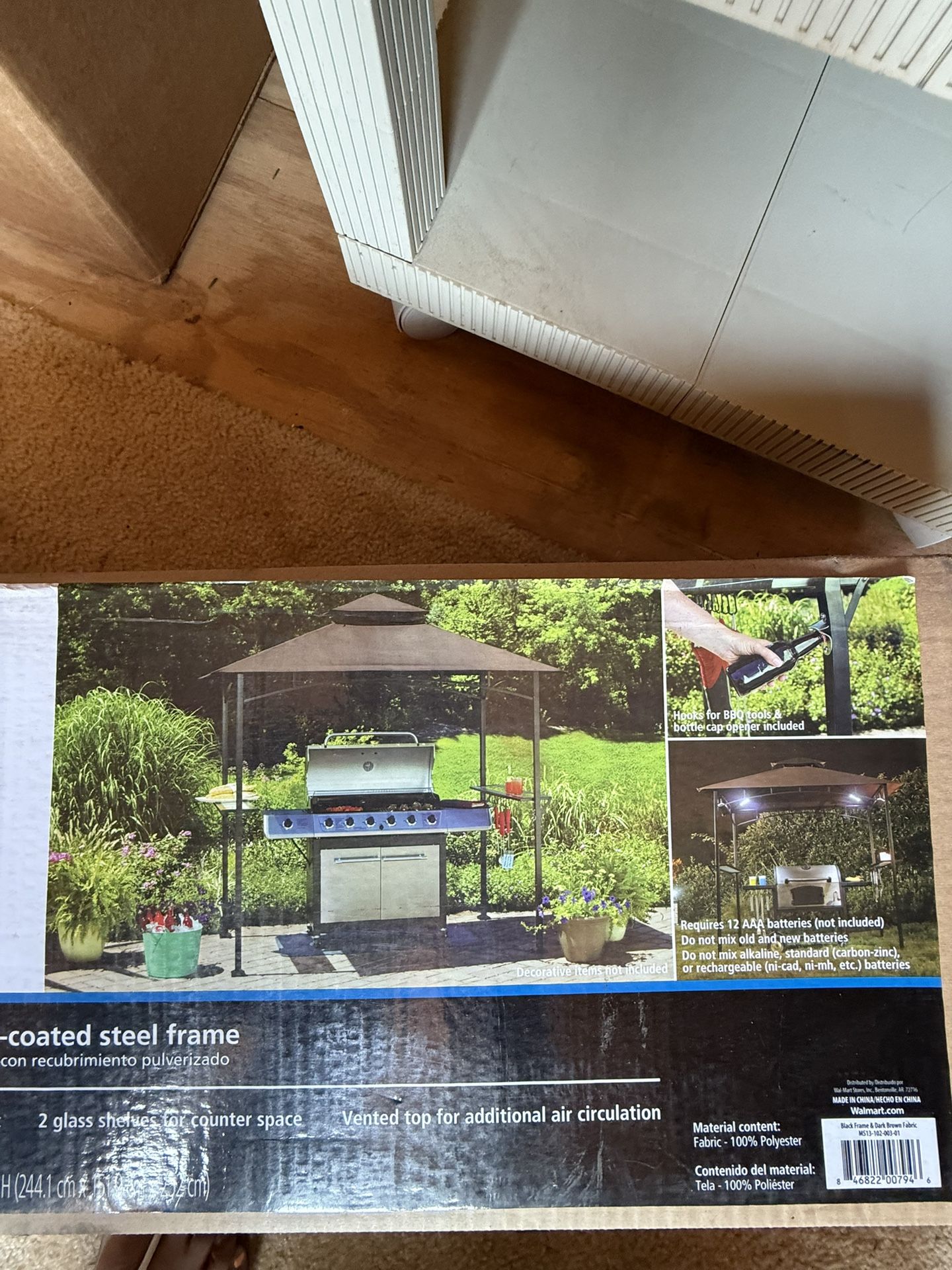 Grill Gazebo With Shelves