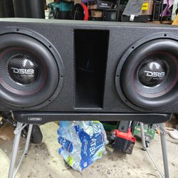 HUGE 8000 Watt 12" Subs In Ported Box