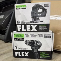 Flex 24v Compact Drill And Jigsaw Battery Charger & Bag