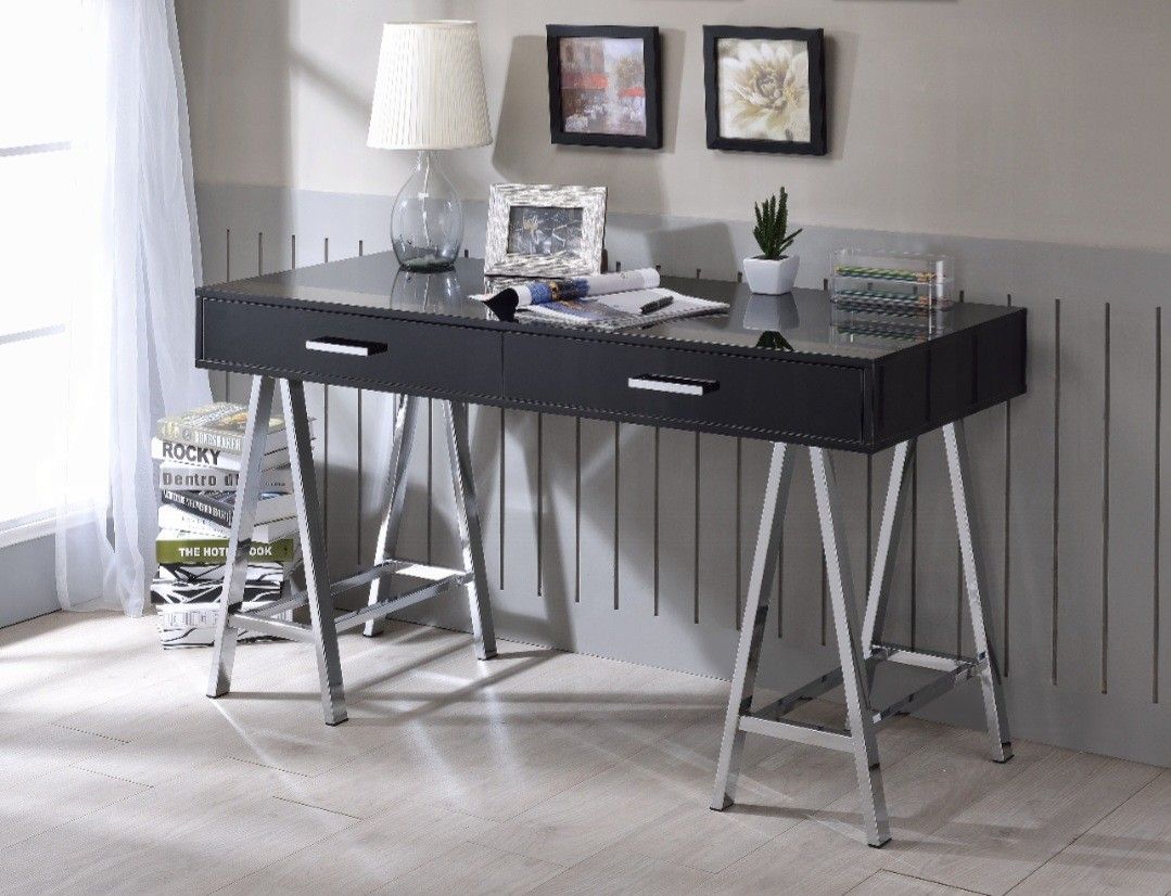 Brand New Black Modern Style Office Desk 