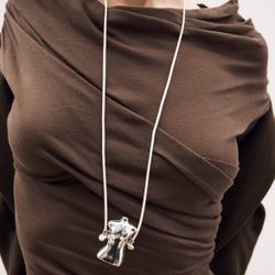 RARE New High Quality Beautiful ZARA Statement Necklace Female Torso Bust Metal  Brand New & Unworn in Box  High Quality  ZARA  Necklace