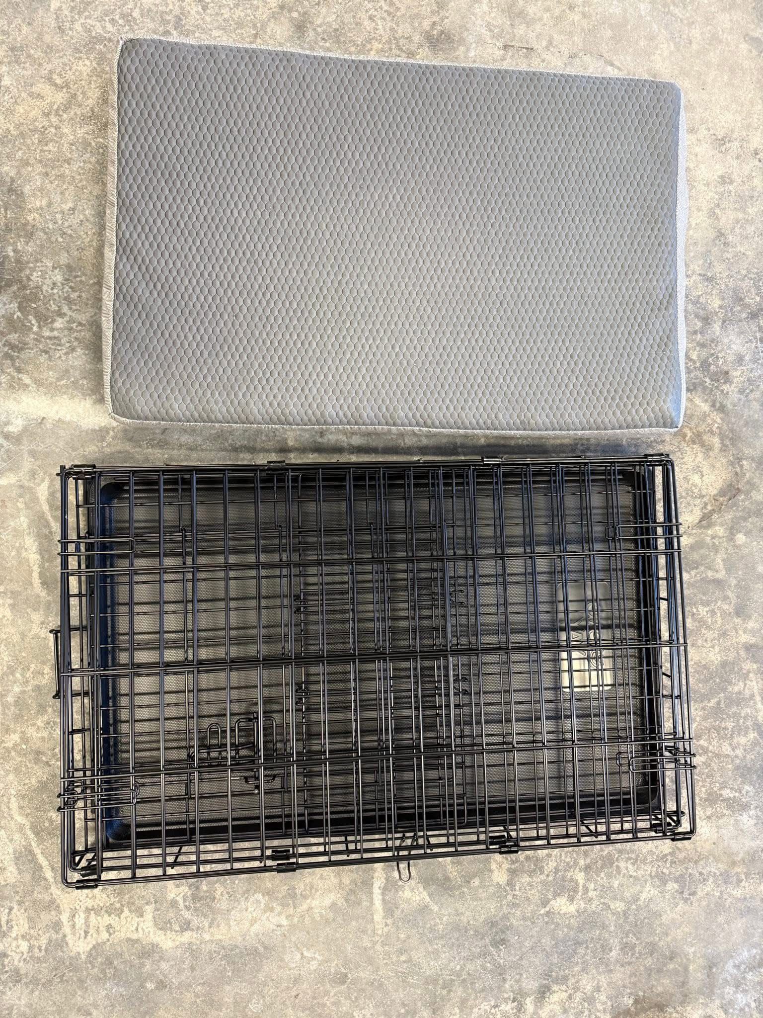 Dog Crate And Bed