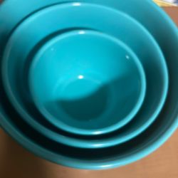 Set Of 3 Ceramic Bowls 