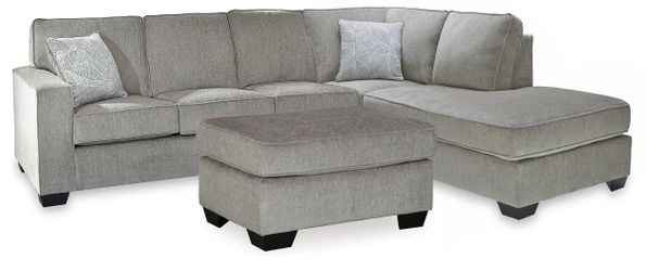 Altari Alloy 2-Piece Sleeper Sectional and Ottoman (Online Special Price)