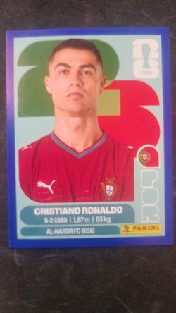 Blue parallel Ronaldo - 2026 World Cup Panini sticker