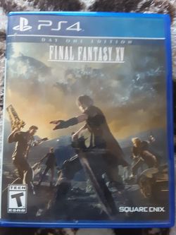 Final fantasy 15 ps4 kingdom hearts day 1 edition like new