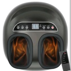 BRAND NEW..shiatsu foot massager With Heat And Timer, Black