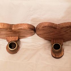 Candle Holders Wood 2 Styles