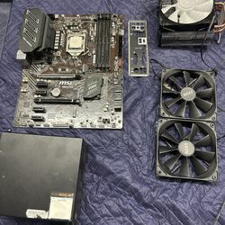 MSI Z390-A PRO Motherboard + EVGA 500B 500W 80+ Bronze PSU Bundle - Plus Fans & Cooler PC PARTS