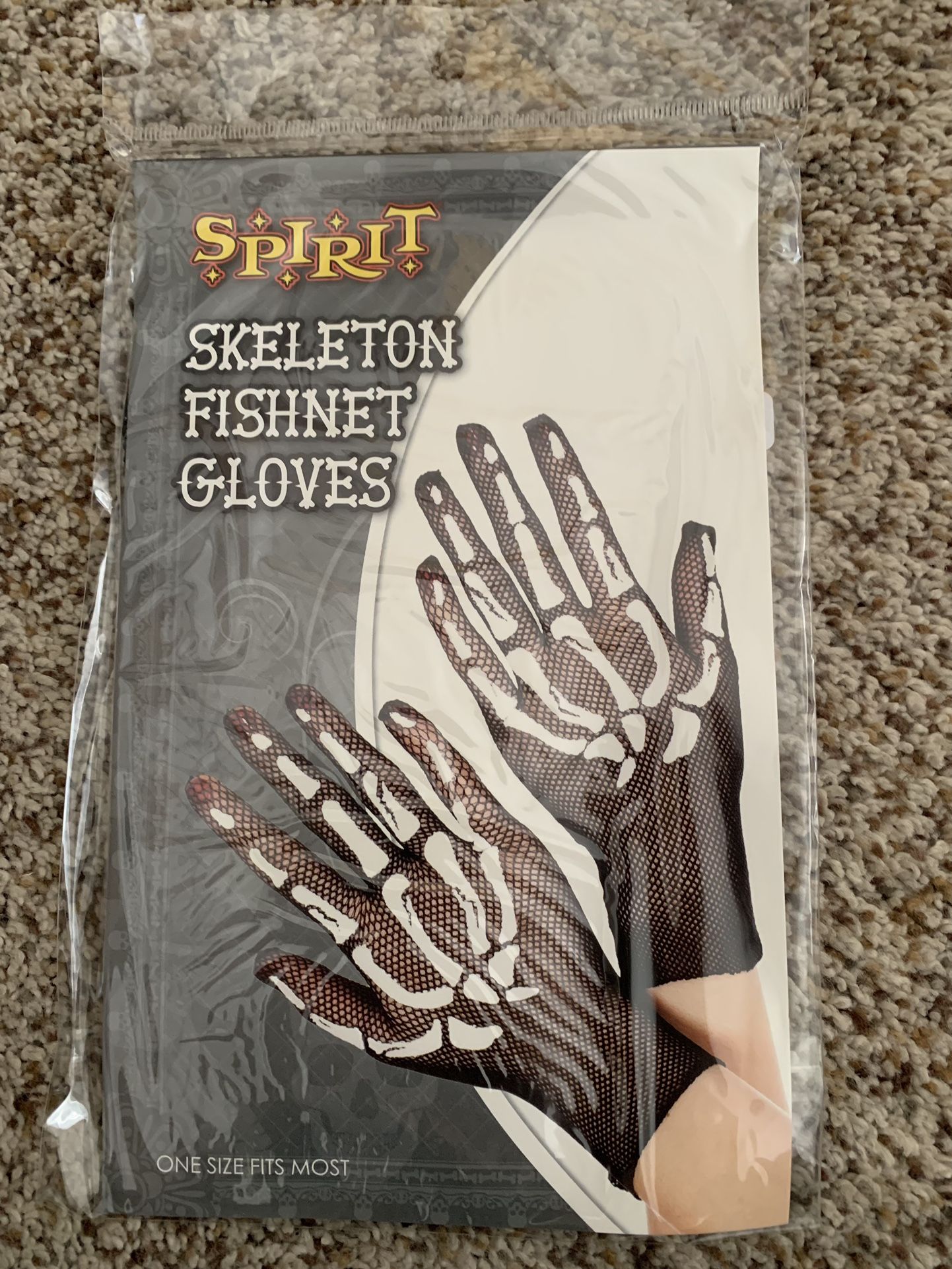 Skeleton Fishnet Gloves