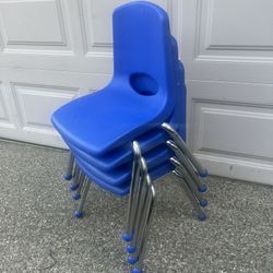 Kids Preschool Chairs Early Childhood. Set Of 4 Seats 