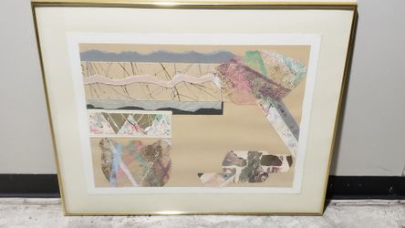 Large 29x35 inch framed signed original art