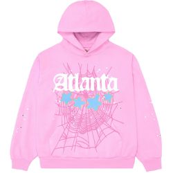 Sp5der Atlanta Hoodie “pink” (SMALL)