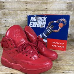 Ewing Athletics Ewing 33 Hi Red Croc Mens Size 14 Basketball Shoes 1EW90171-600